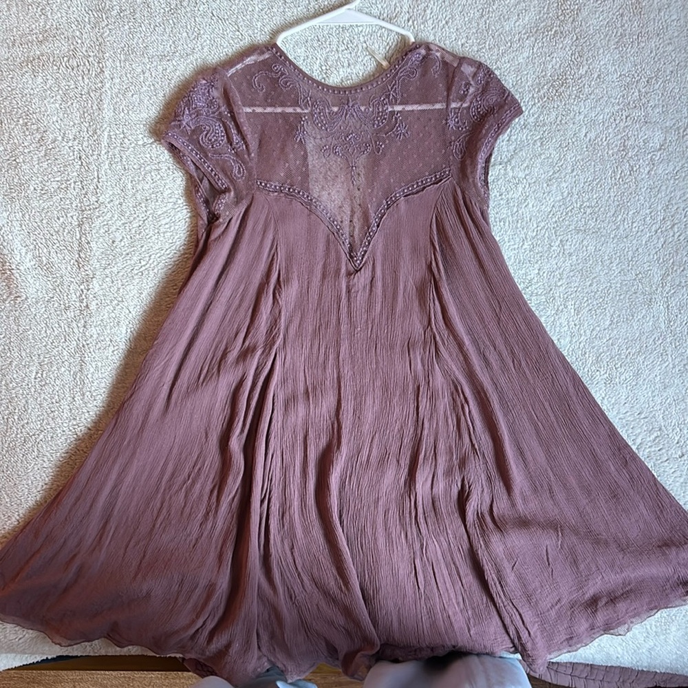 Kimchi Blue mauve mini dress